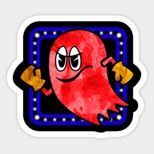 Blinky, The Supervillain Ghost Sticker